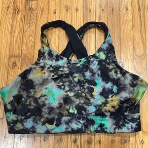 Fabletics Multicolor Tie-Dye Sports Bra